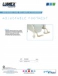 Product Sheet - Adjustable Footrest